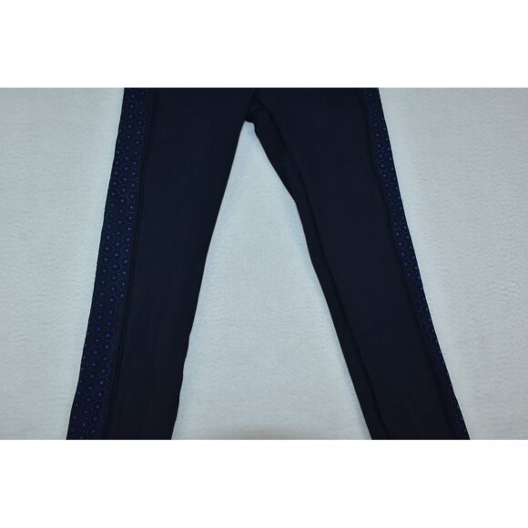 Lululemon Colour Me Quick Women's Leggings Size 4 Navy Blue Nulux 7/8 Tight 25" - Picture 6 of 16